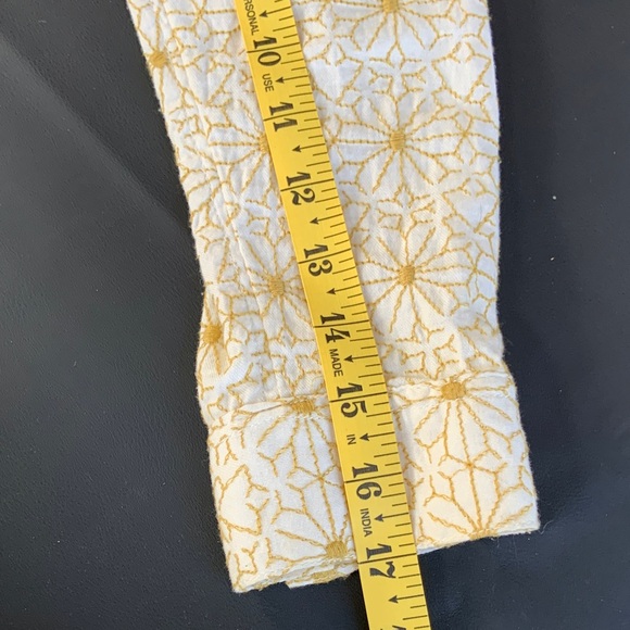 Pilcro Cream and Gold Patterned Button-Down Shirt by Anthropology - Picture 9 of 10